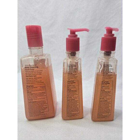 VTG Bath & Body Works Country Apple Liquid Hand Soap Lot Of 2 Plus Refill-READ - Picture 5 of 10